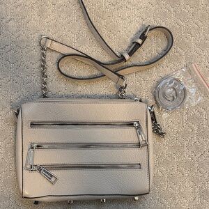 Rebecca Minkoff Elegant Light grey /tan Crossbody Bag